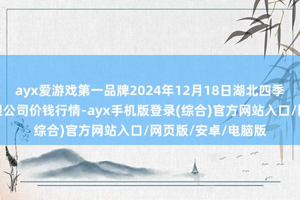 ayx爱游戏第一品牌2024年12月18日湖北四季青农贸市集